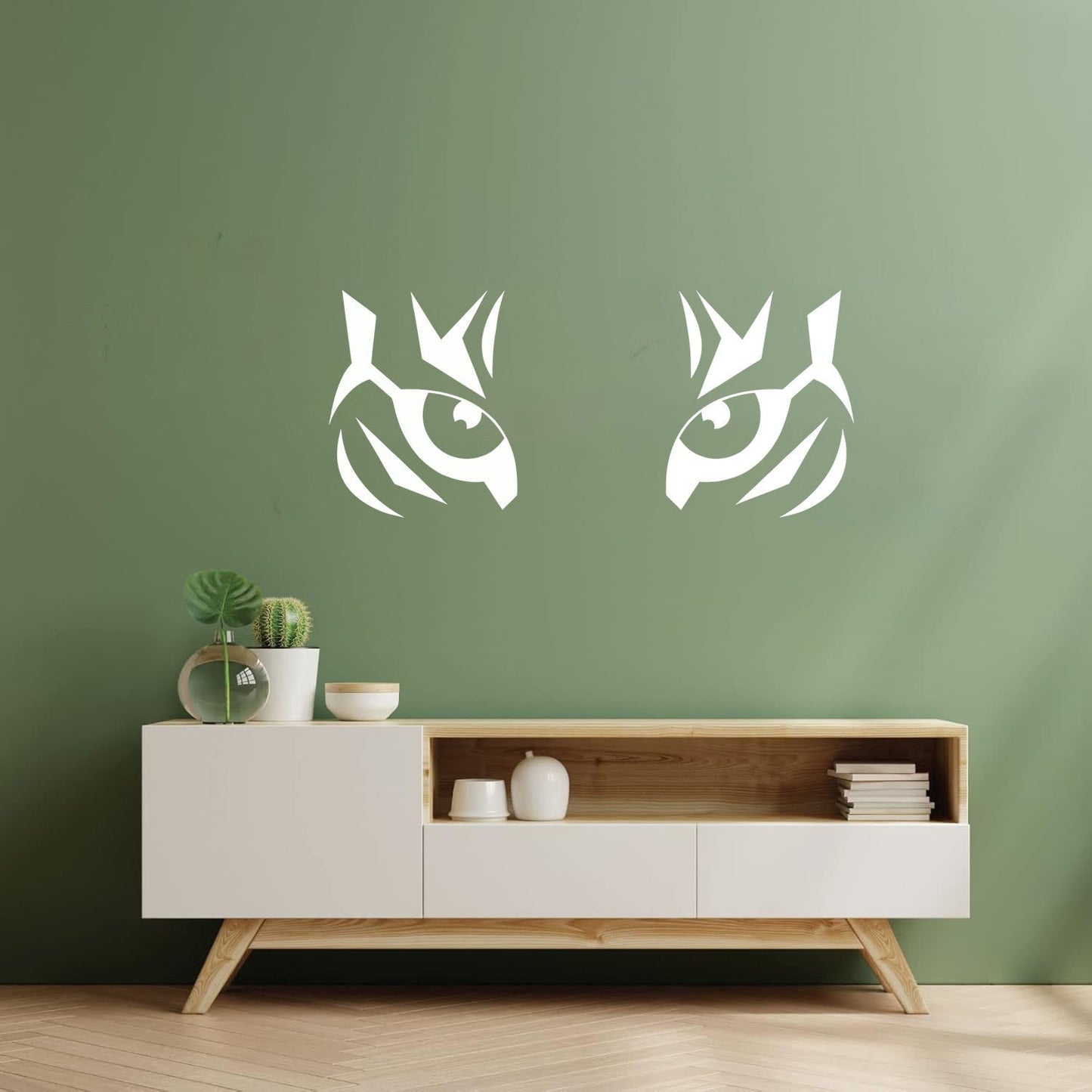 Mural And Wall Vinyl Decal Tiger Eyes African Predator Big Cat It Won'T Fall Off