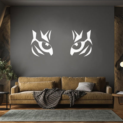 Mural And Wall Vinyl Decal Tiger Eyes African Predator Big Cat It Won'T Fall Off