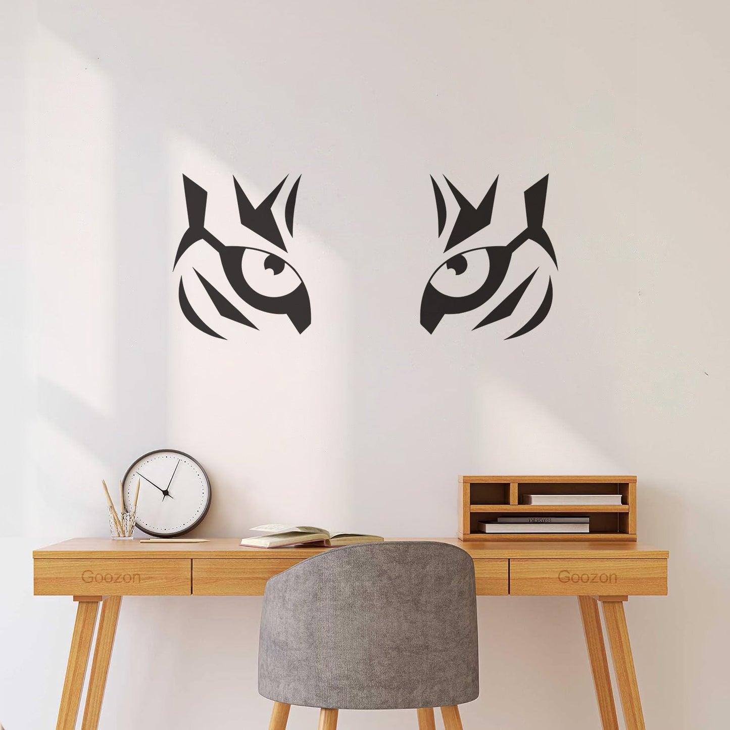 Mural And Wall Vinyl Decal Tiger Eyes African Predator Big Cat It Won'T Fall Off