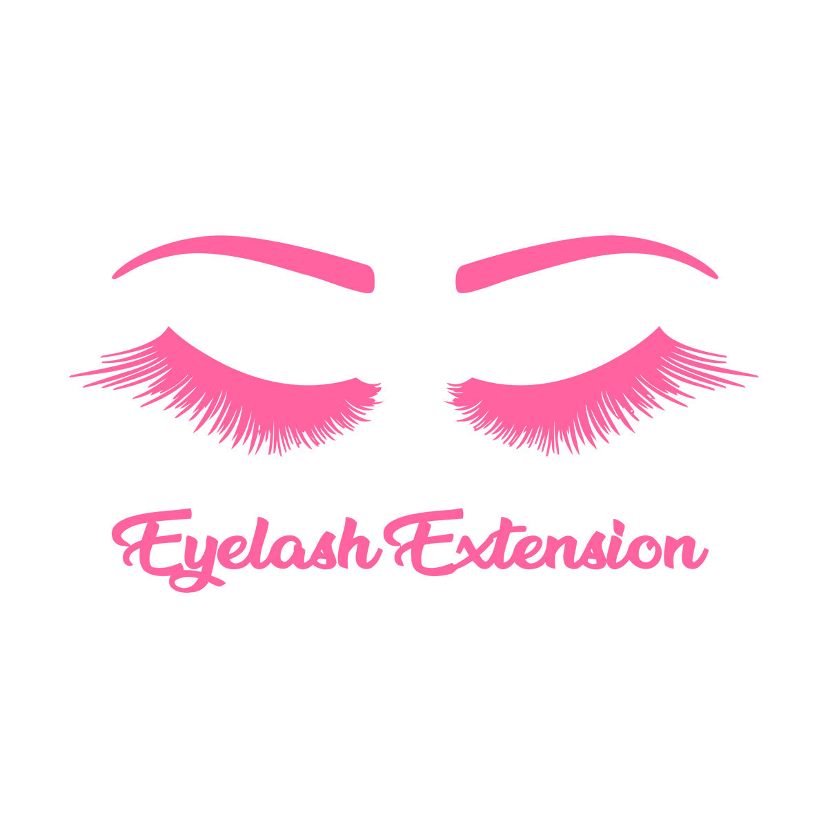 Engraving Stickers Women Beautiful Eyes Eyelashes Beauty Salon Glass Stickers