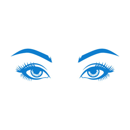 Vinyl Wall Stickers Woman Eyes Lashes Beauty Face Do Not Damage The Wall Surface