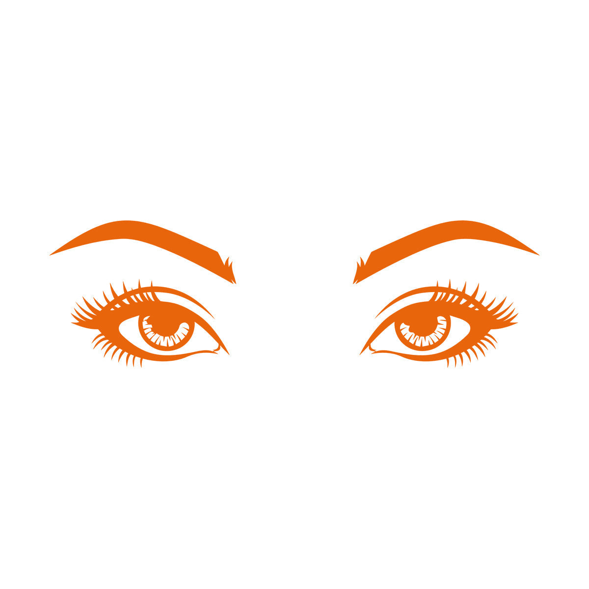 Vinyl Wall Stickers Woman Eyes Lashes Beauty Face Do Not Damage The Wall Surface