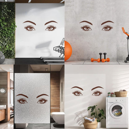 Vinyl Wall Stickers Woman Eyes Lashes Beauty Face Do Not Damage The Wall Surface