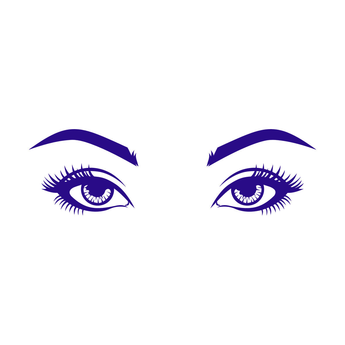 Vinyl Wall Stickers Woman Eyes Lashes Beauty Face Do Not Damage The Wall Surface