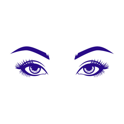 Vinyl Wall Stickers Woman Eyes Lashes Beauty Face Do Not Damage The Wall Surface