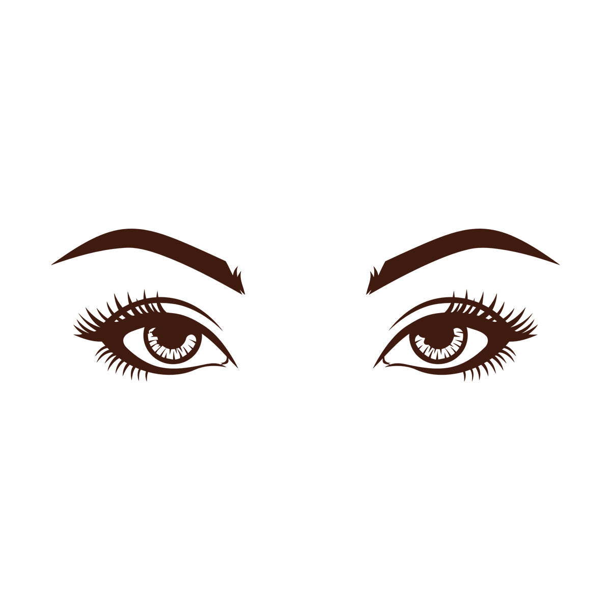 Vinyl Wall Stickers Woman Eyes Lashes Beauty Face Do Not Damage The Wall Surface