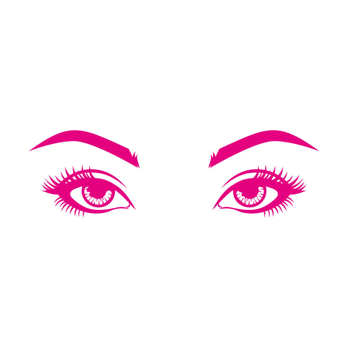 Vinyl Wall Stickers Woman Eyes Lashes Beauty Face Do Not Damage The Wall Surface