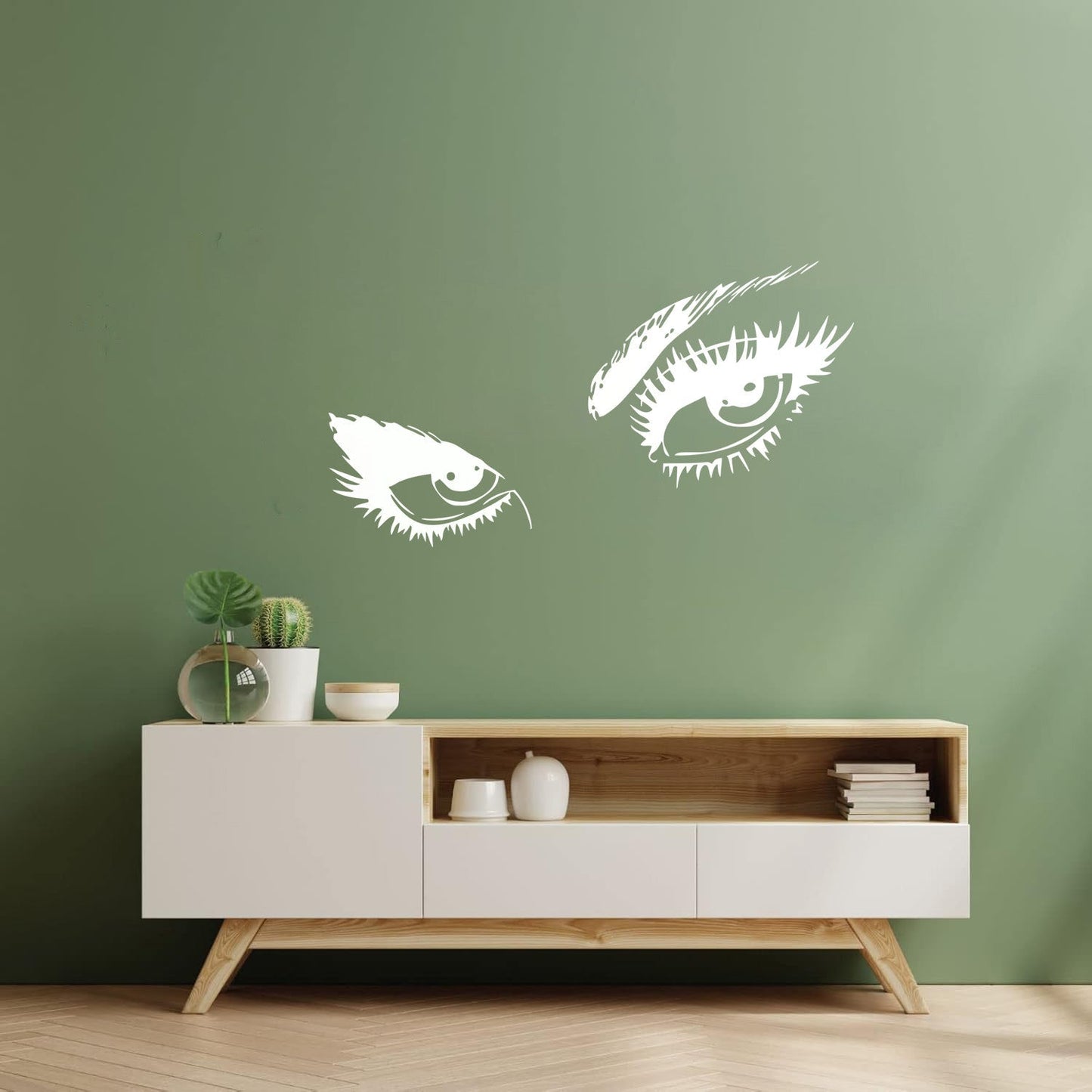 Wall Decals Appeal Hot Eyes Girl Teen Woman Multi Color Selection