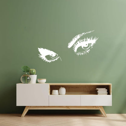 Wall Decals Appeal Hot Eyes Girl Teen Woman Multi Color Selection