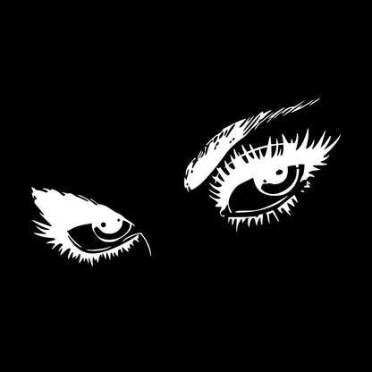 Wall Decals Appeal Hot Eyes Girl Teen Woman Multi Color Selection