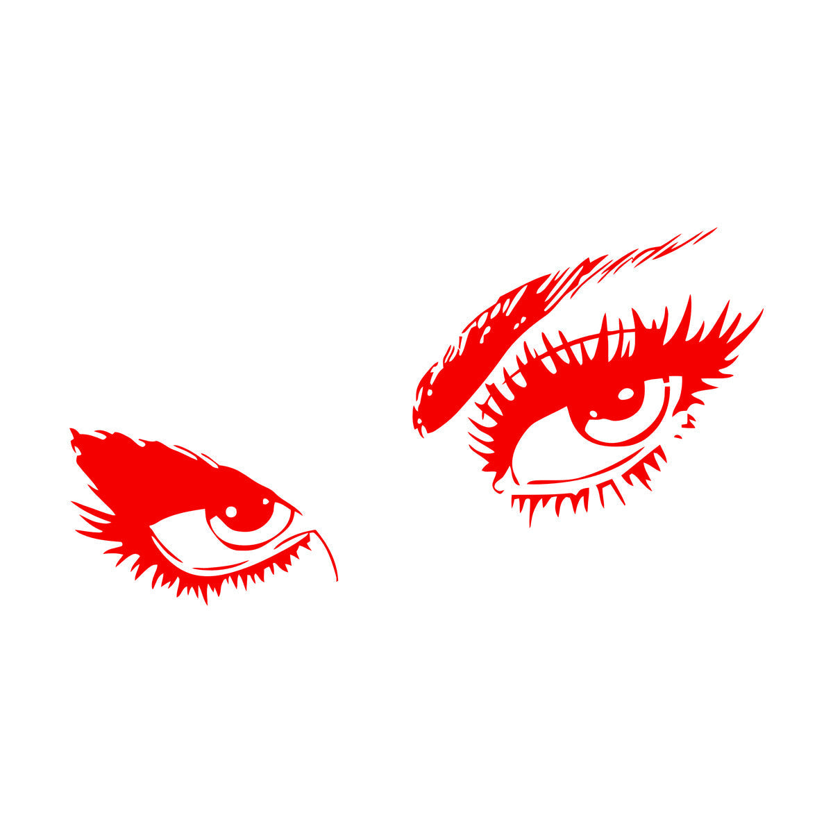 Wall Decals Appeal Hot Eyes Girl Teen Woman Multi Color Selection