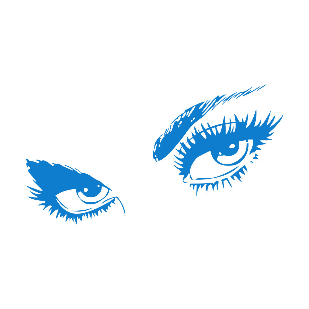 Wall Decals Appeal Hot Eyes Girl Teen Woman Multi Color Selection