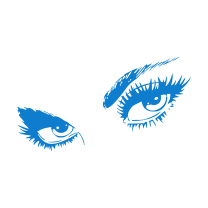 Wall Decals Appeal Hot Eyes Girl Teen Woman Multi Color Selection