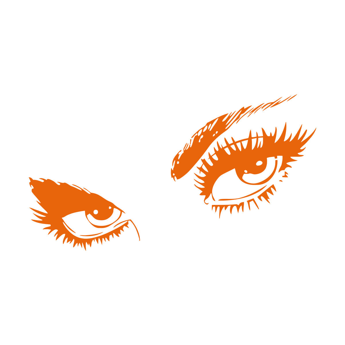 Wall Decals Appeal Hot Eyes Girl Teen Woman Multi Color Selection