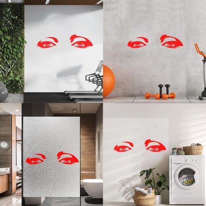 Vinyl Wall Decals Beautiful Female Woman Girl Teen Eyes Equipped With Transfer Film Kit