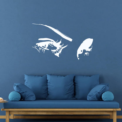 Wall Stickers Paster Paper Eyes Beautiful Beauty Salon Home Multiple Size Options