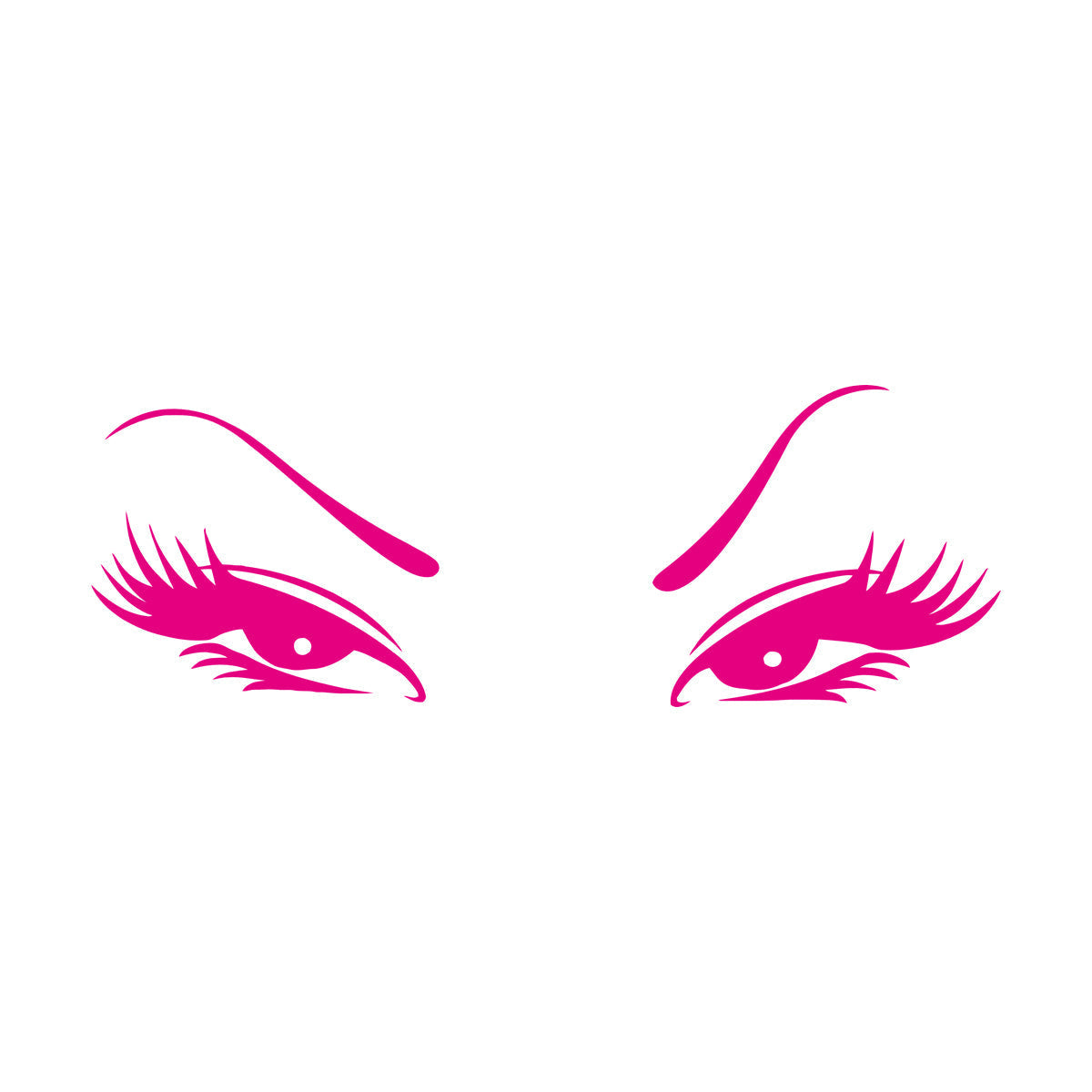 Wall Vinyl Sticker Decor Beautiful Oriental Asian Eyes Waterproof