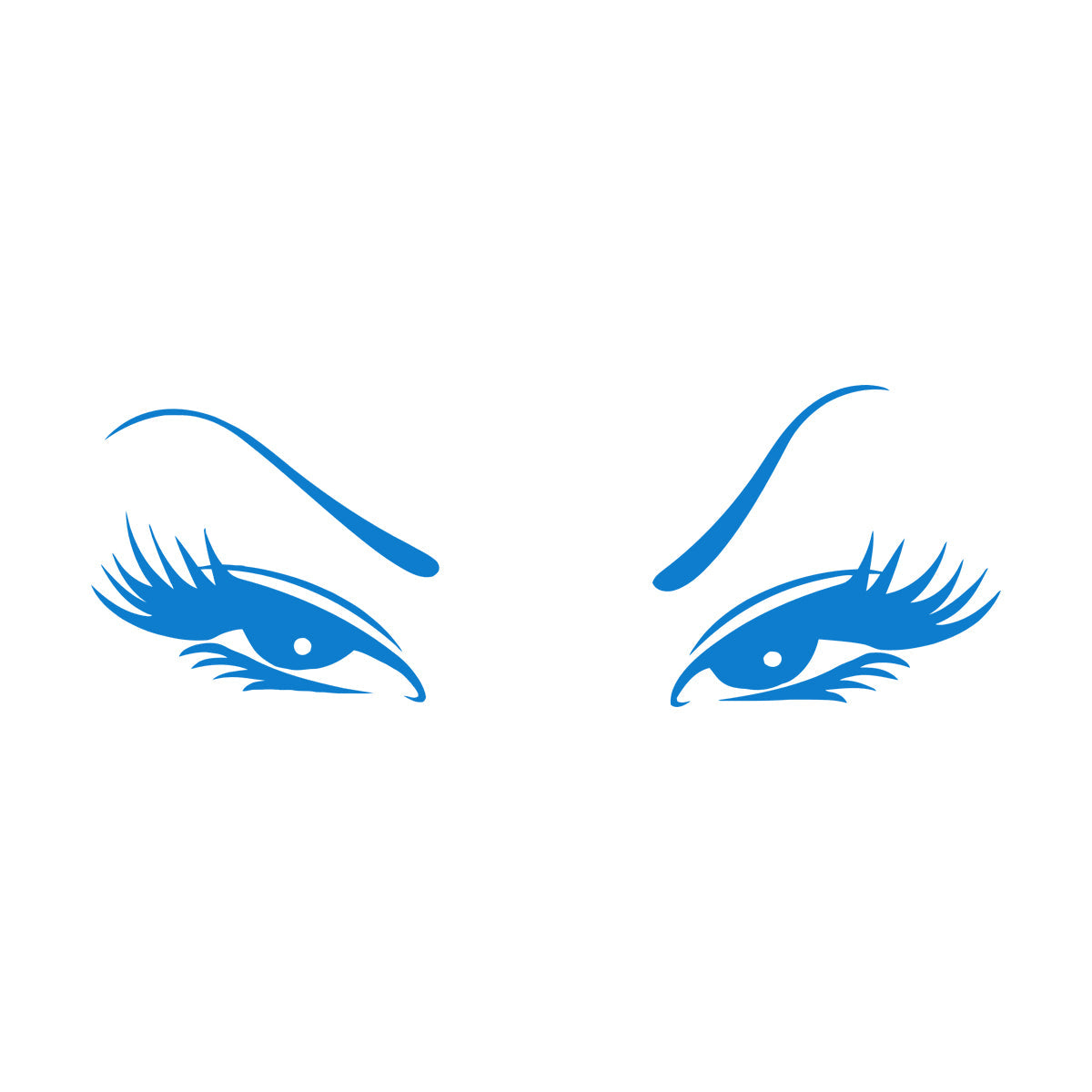 Wall Vinyl Sticker Decor Beautiful Oriental Asian Eyes Waterproof