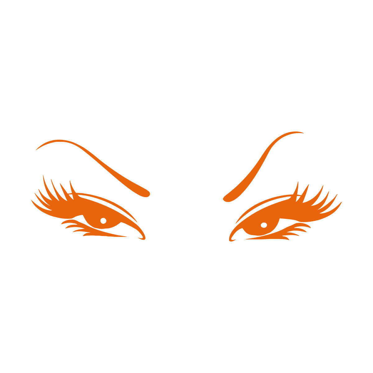 Wall Vinyl Sticker Decor Beautiful Oriental Asian Eyes Waterproof