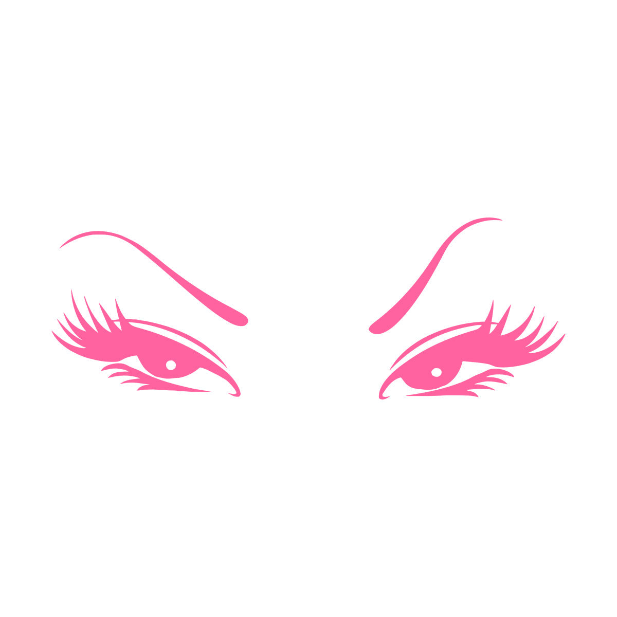 Wall Vinyl Sticker Decor Beautiful Oriental Asian Eyes Waterproof