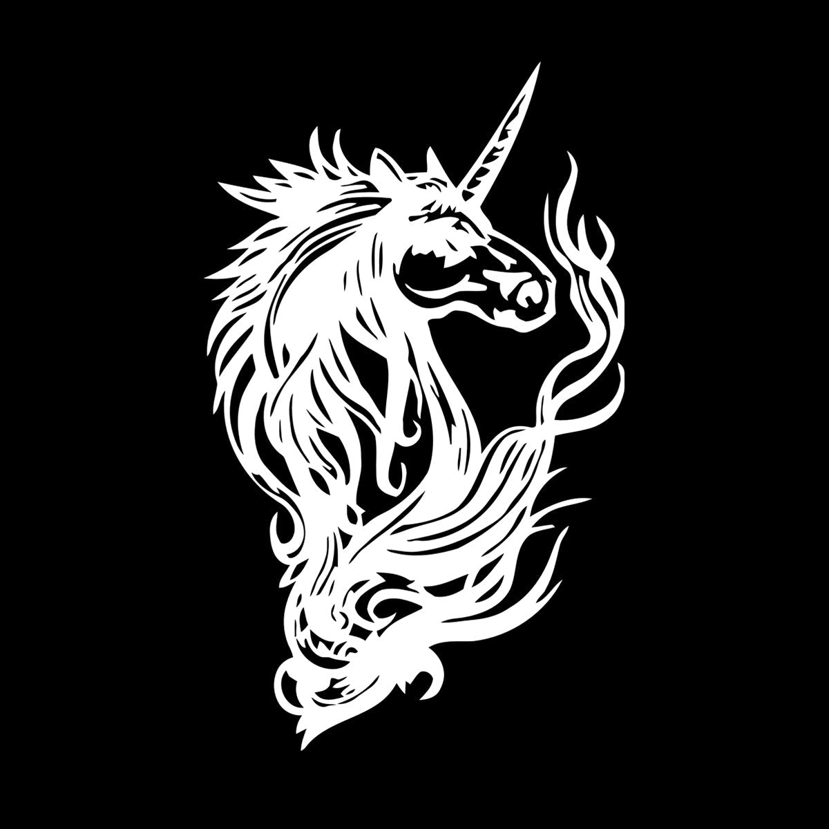 Unicorn Fantasy Myth Kids Girl Vinyl Wall Stickers Tattoo Culture