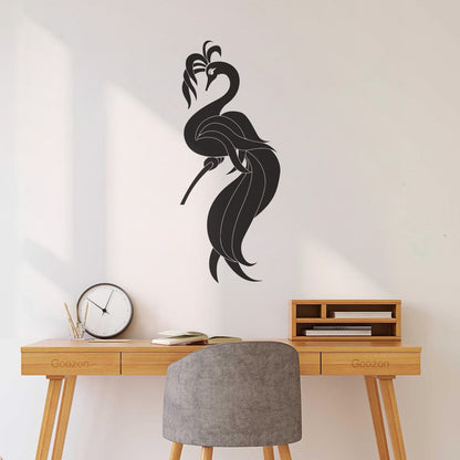 Vinyl Art Sticker Amazing Fantasy Phoenix Noble Bird On Branch It Won'T Fall Off