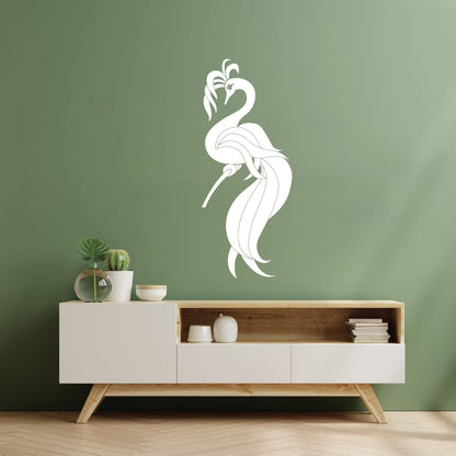 Vinyl Art Sticker Amazing Fantasy Phoenix Noble Bird On Branch It Won'T Fall Off