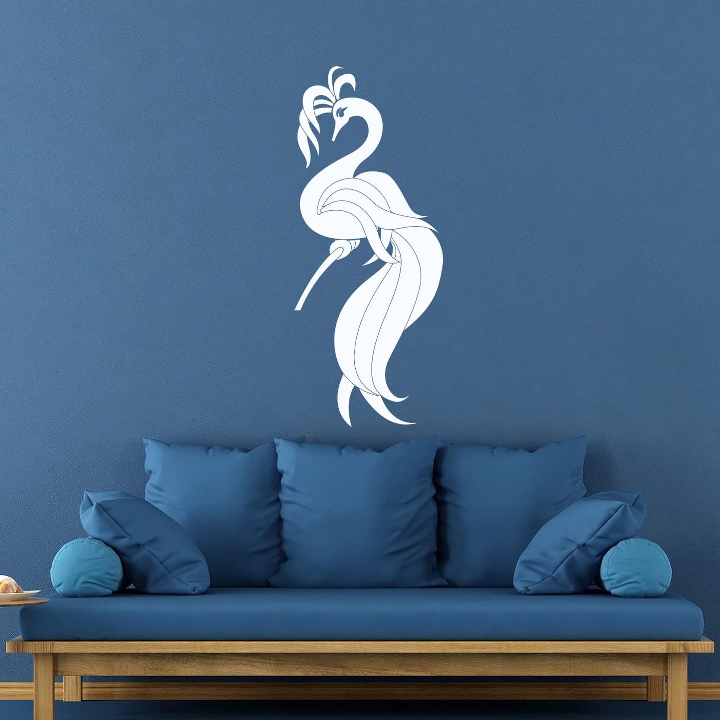 Vinyl Art Sticker Amazing Fantasy Phoenix Noble Bird On Branch It Won'T Fall Off
