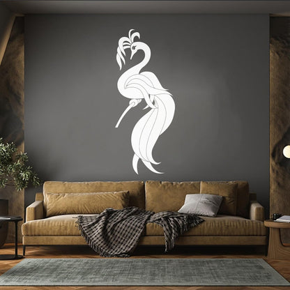 Vinyl Art Sticker Amazing Fantasy Phoenix Noble Bird On Branch It Won'T Fall Off