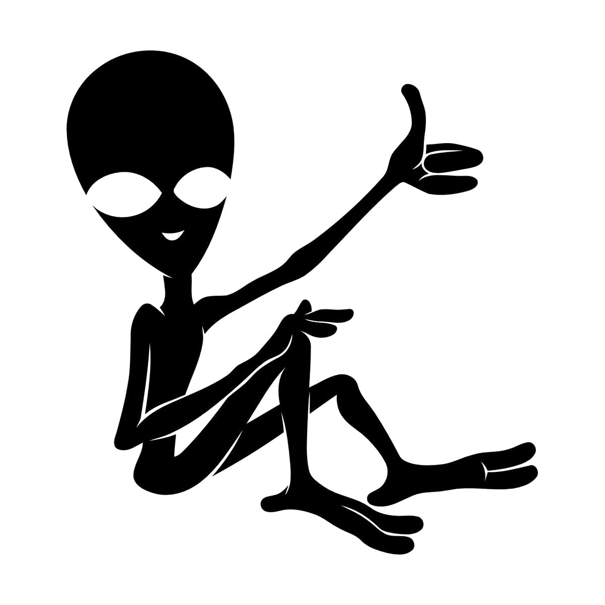 Mural And Wall Vinyl Decal Cartoon Ufo Alien Science Fiction Fantasy Removable Without Leaving Glue