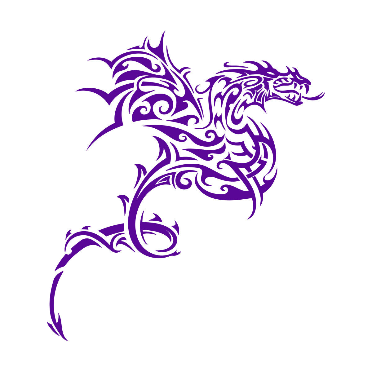Fine Carving Decals Celtic Dragon Fantasy Myth Animal Fairy Tale Easy Installation