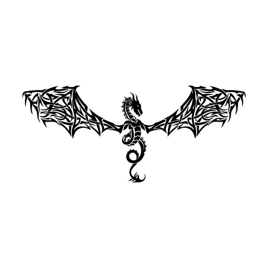 Vinyl Art Sticker Celtic Dragon Fire Fantasy Animal Myth Beast Art Mural Painting