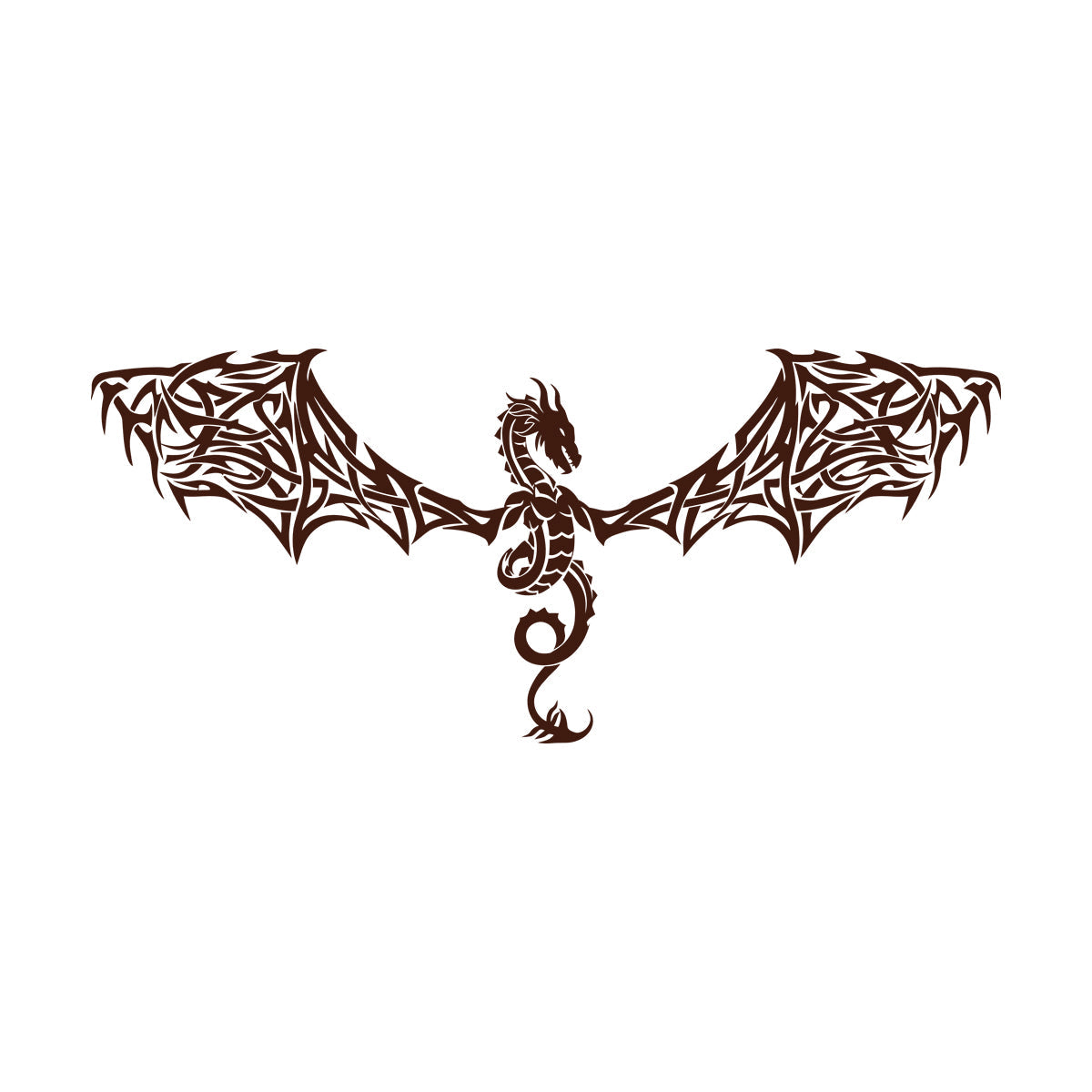 Vinyl Art Sticker Celtic Dragon Fire Fantasy Animal Myth Beast Art Mural Painting