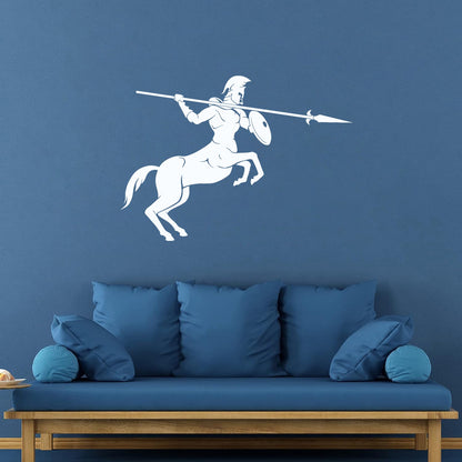 Wall Decals Paster Paper Centaur Spear Mythical Creature Fantasy Boy Room Can Modify And Add Information