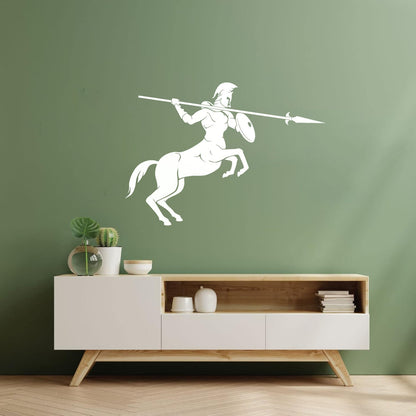 Wall Decals Paster Paper Centaur Spear Mythical Creature Fantasy Boy Room Can Modify And Add Information