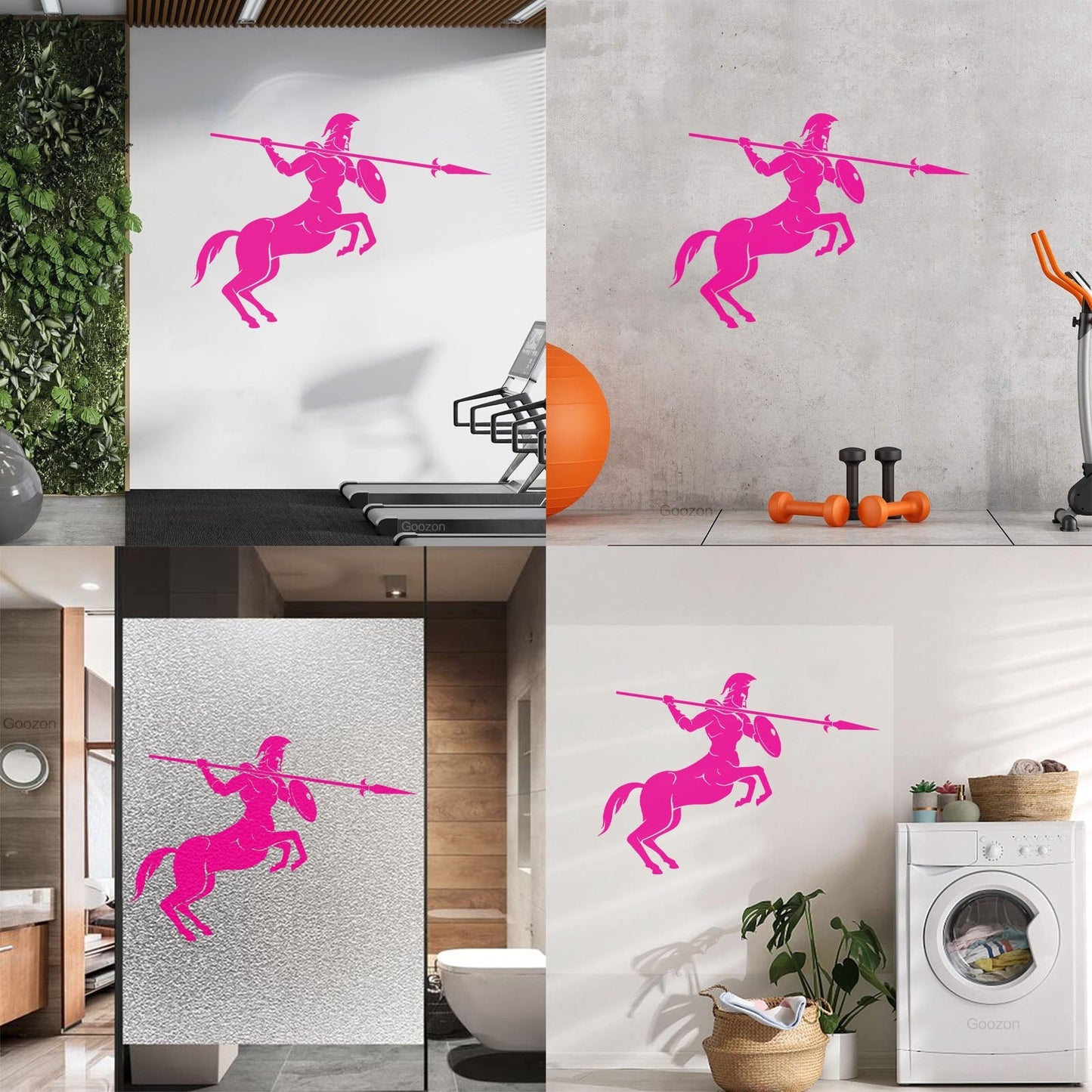 Wall Decals Paster Paper Centaur Spear Mythical Creature Fantasy Boy Room Can Modify And Add Information