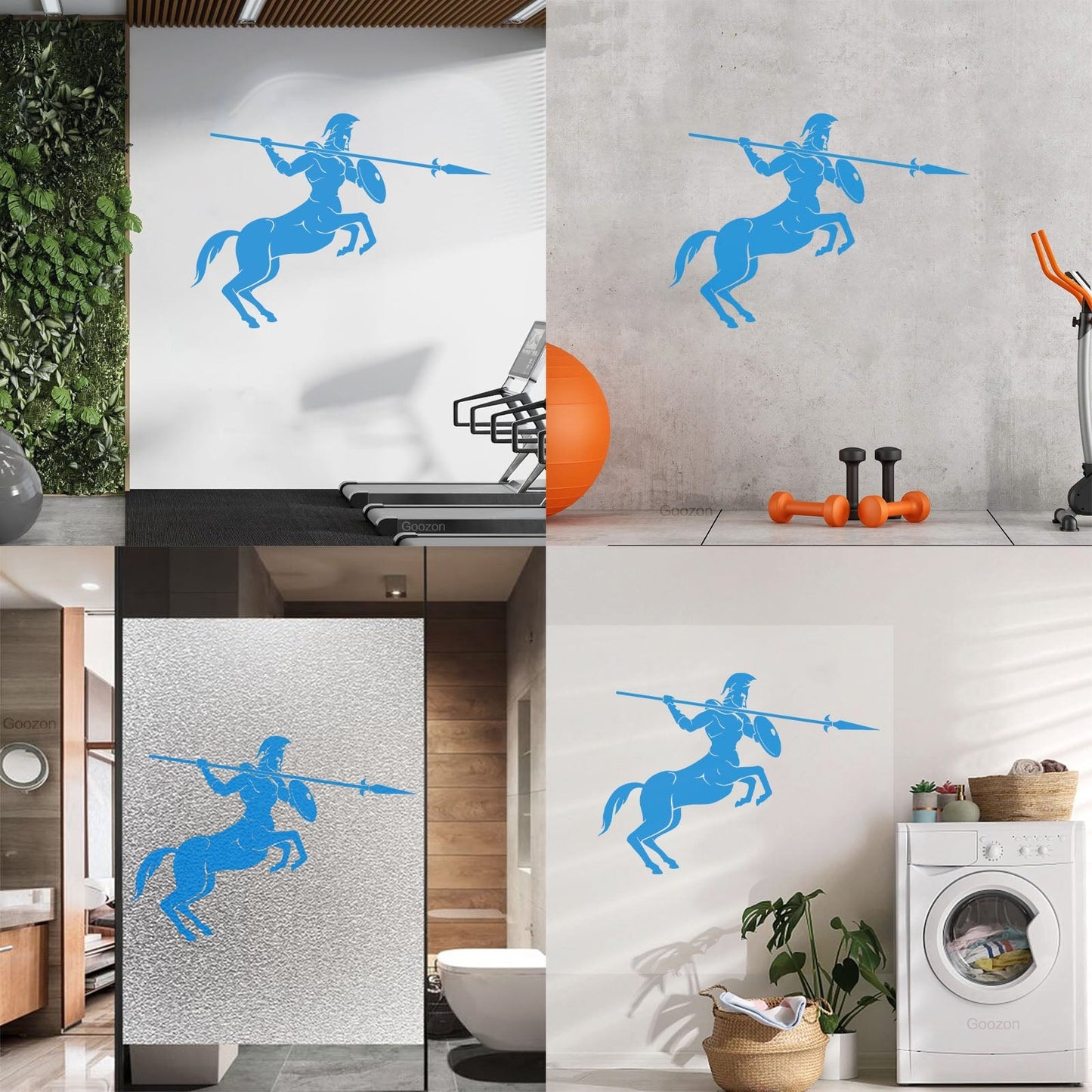 Wall Decals Paster Paper Centaur Spear Mythical Creature Fantasy Boy Room Can Modify And Add Information