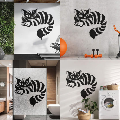 Vinyl Wall Stickers Cheshire Cat Fairy Tale Fantasy Nursery Children'S Playroom Art Decoration