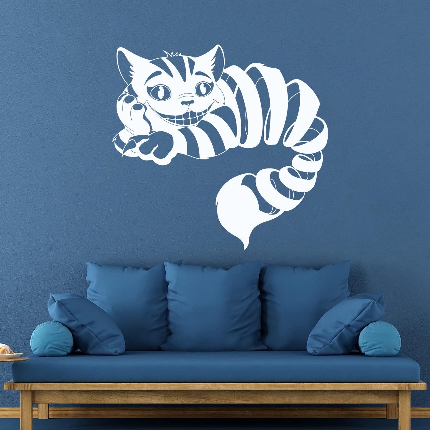 Vinyl Wall Stickers Cheshire Cat Fairy Tale Fantasy Nursery Children'S Playroom Art Decoration