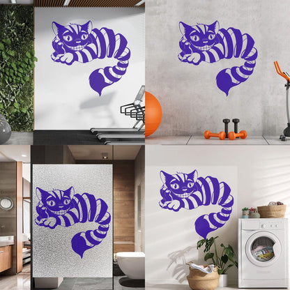 Vinyl Wall Stickers Cheshire Cat Fairy Tale Fantasy Nursery Children'S Playroom Art Decoration