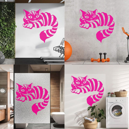 Vinyl Wall Stickers Cheshire Cat Fairy Tale Fantasy Nursery Children'S Playroom Art Decoration