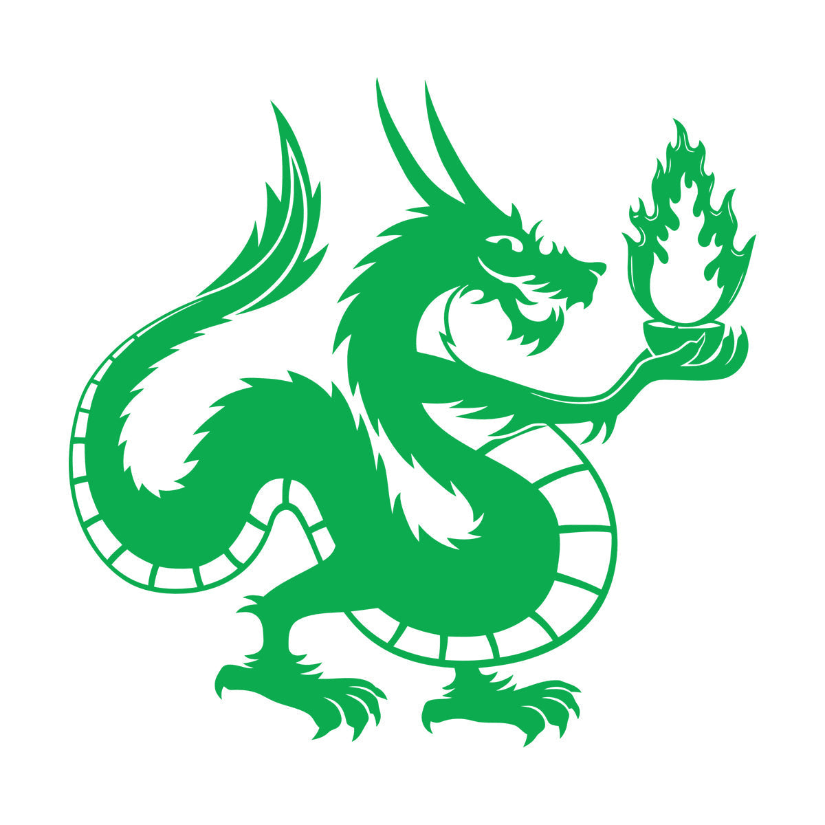 Chinese Dragon Fire Fantasy Myth Kids Wall Vinyl Sticker Decor Tattoo Culture