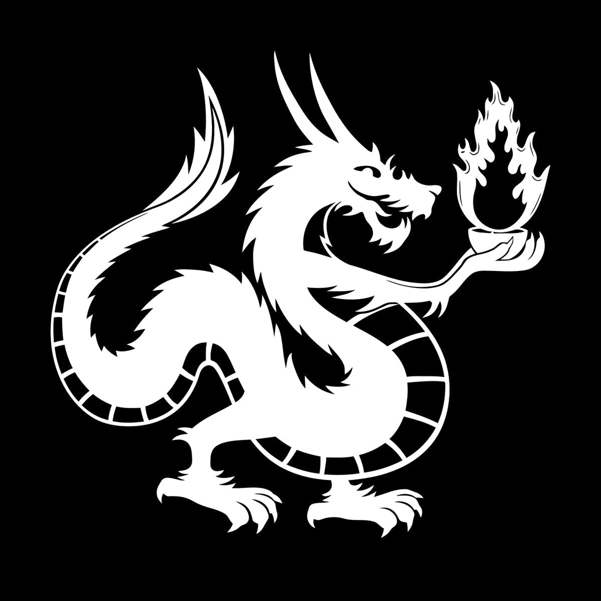 Chinese Dragon Fire Fantasy Myth Kids Wall Vinyl Sticker Decor Tattoo Culture