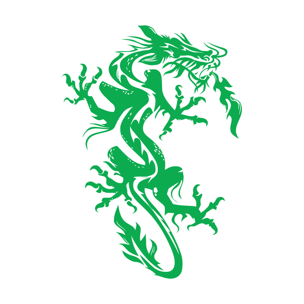 Fine Carving Decals Chinese Dragon Myth Fantasy Kids Do Not Damage The Wall Surface