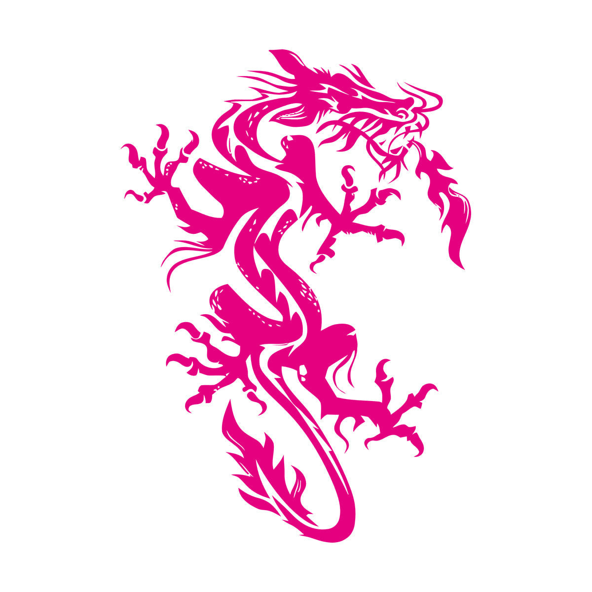 Fine Carving Decals Chinese Dragon Myth Fantasy Kids Do Not Damage The Wall Surface