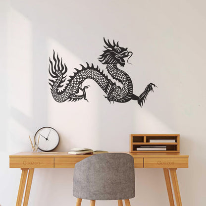 Vinyl Art Sticker Chinese Dragon Symbol Asian Style Fantasy Legend Multi Color Selection