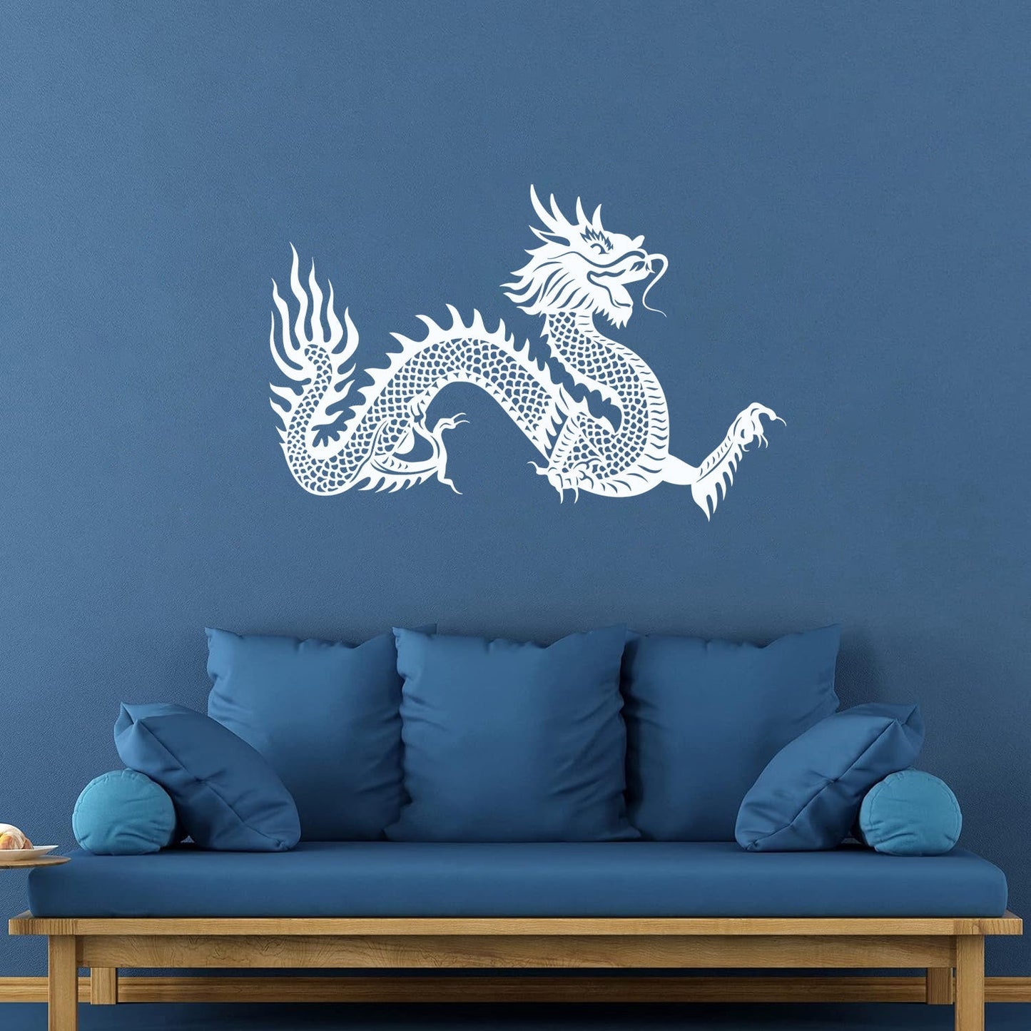 Vinyl Art Sticker Chinese Dragon Symbol Asian Style Fantasy Legend Multi Color Selection