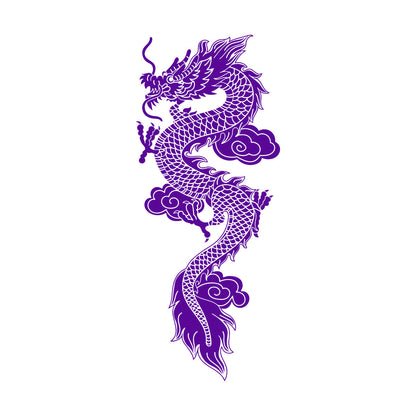Engraving Stickers Chinese Flying Dragon Fantasy Asian Style Equipped With Transfer Film Kit