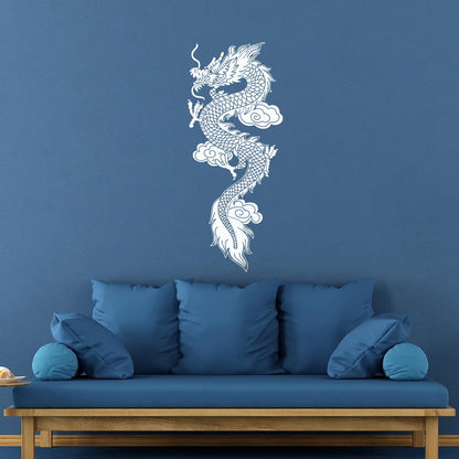 Engraving Stickers Chinese Flying Dragon Fantasy Asian Style Equipped With Transfer Film Kit