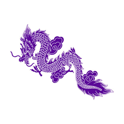 Lettering Decals Sale Chinese Flying Dragon Fantasy Asian Style Easy Installation